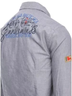 Pánská šedá košile FashionStreet DX2286