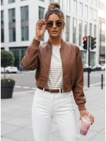 Dámská kožená bunda SANTOL camel FashionStreet TY4341