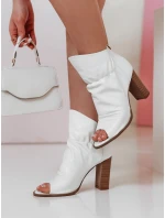 Dámské lodičky na jehlovém podpatku BOOTSER white FashionStreet ZY0814 Dámské lodičky na jehlovém podpatku BOOTSER white FashionStreet ZY0814