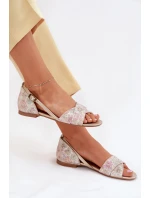 Kožené Plážové Sandály Maciejka 04614-22 Béžové Kožené Plážové Sandály Maciejka 04614-22 Béžové