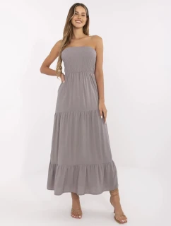 Šaty D73761M30251 šedé