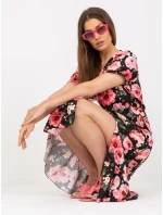 Šaty DHJ SK 7006.48 černá a červená Šaty DHJ SK 7006.48 černá a červená