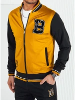 FashionStreet pánská žlutočerná tepláková souprava AX0765