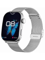 Dámské chytré hodinky GRAVITY GT28-10 Řemínek + náramek Bílá Stříbrná Dámské chytré hodinky GRAVITY GT28-10 Řemínek + náramek Bílá Stříbrná