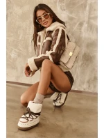 Dámské zateplené sněhule Bežové Rohes