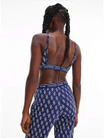 Brallete s logem - QF5727E - X00 - Modrá s bílým logem - Calvin Klein