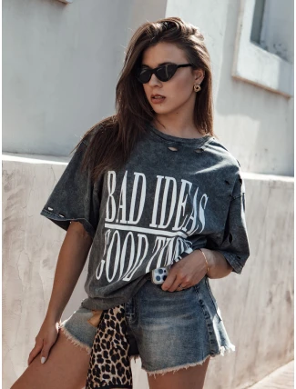 Dámské tričko s potiskem HAYATOUS graphite FashionStreet RY2648