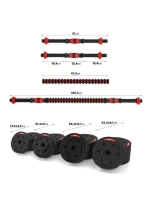 Kompozitní činky-Straps 2v1 SGP40 HMS 40kg