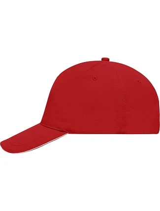 Daiber MB 35 5 panelová sandwich kšiltovka 03.0035 red/white Daiber MB 35 5 panelová sandwich kšiltovka 03.0035 red/white