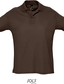 SOL'S Summer II Piqué polo 25.1342 chocolate
