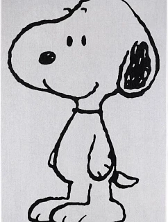 Vossen Snoopy Beach Plážová osuška 49.9802 black/white