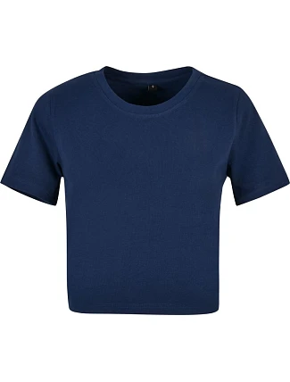Build your Brand BY 042 Těžký dámský crop top 56.0042 light navy Build your Brand BY 042 Těžký dámský crop top 56.0042 light navy