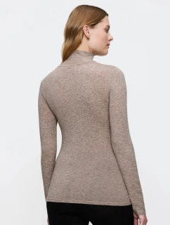 Beauty Layers Top LSL Turtleneck 04 - BROWN - TRIUMPH BROWN - TRIUMPH