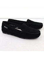 Dámské černé semišové mokasíny polobotky Potocki WL09301
