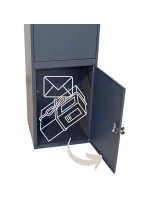 KURÝRNÍ POŠTOVNÍ SCHRÁNKA 2V1 STOJÍCÍ 38X41X102CM 1068749 KURÝRNÍ POŠTOVNÍ SCHRÁNKA 2V1 STOJÍCÍ 38X41X102CM 1068749