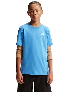 Dětské tričko Nike Sportswear světle modré FZ5177 412