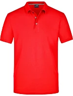 Daiber JN 708 Pánské pima piqué polo 02.0708 light red Daiber JN 708 Pánské pima piqué polo 02.0708 light red