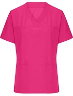 Daiber JN 3103 Dámský strečový kazak s výstřihem do V 02.3103 pink Daiber JN 3103 Dámský strečový kazak s výstřihem do V 02.3103 pink