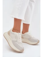 Dámské kožené tenisky Big Star HI-POLY SYSTEM – bílé