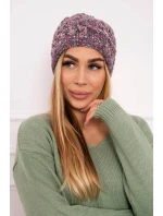 Dámská čepice Eliza K205 dark pink+graphite Dámská čepice Eliza K205 dark pink+graphite