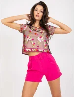 Halenka LK BZ 506299.16P černá a růžová