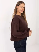 Mikina MJ BL H2412.26 tmavě hnědá