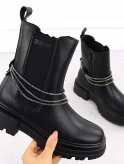 Kožené boty Big Star W INT2053 INT2053