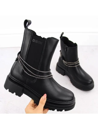 Kožené boty Big Star W INT2053 INT2053 Kožené boty Big Star W INT2053 INT2053