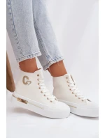 Dámské tenisky na platformě Bílé Meloria