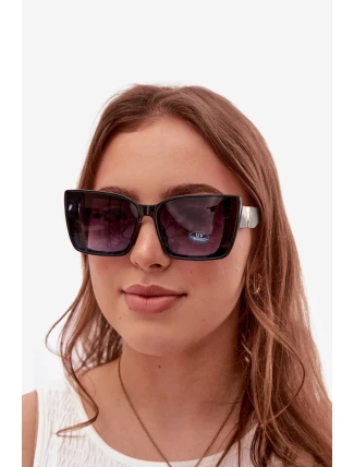 Dámské sluneční brýle Kočičí oko Černé-růžové