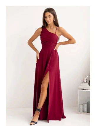 Dlouhé šaty  001420 bordó - With You