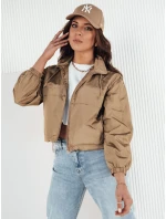 Dámská přechodná bunda s kapucí GRAUS béžová FashionStreet TY4221