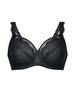 Selma podprsenka s kosticí Full Cup 5635 black - RosaFaia