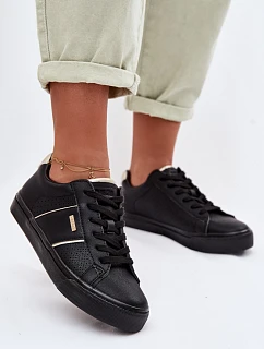 Dámské perforované tenisky Big Star TT274290 Černé