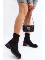 Boty na podpatku model 189840 Step in style Boty na podpatku model 189840 Step in style