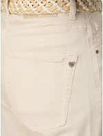 Dámské baggy džíny s vysokým sedem béžové FashionStreet UY2931