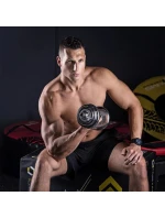 HMS STC21 2 x 10 kg činky v pouzdře chrom