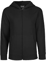 Neutral O 13301 Dětská mikina s kapucí z bio bavlny 77.1331 black