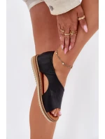 Kožené dámské sandály Artiker 46C1016 černé