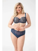Dámská podprsenka K737 TRISH Modrá s béžovou - Gorsenia