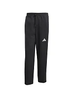 Pánské kalhoty adidas Essentials Three Stripes Fleece Wide Leg černé JM1770 Pánské kalhoty adidas Essentials Three Stripes Fleece Wide Leg černé JM1770