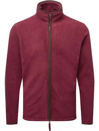 Premier PR 823 Pánská fleecová bunda „Artisan“ 39.0823 burgundy/brown Premier PR 823 Pánská fleecová bunda „Artisan“ 39.0823 burgundy/brown