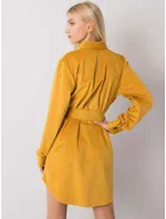 Šaty DHJ SK 10333.12P tmavě žlutá Šaty DHJ SK 10333.12P tmavě žlutá