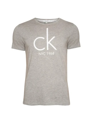 Pánské tričko s krátkým rukávem KM0KM00189-020 - Calvin Klein