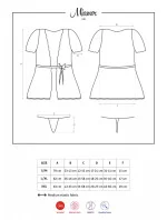 Dámský župánek Miamor robe - Obsessive Dámský župánek Miamor robe - Obsessive