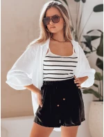 Dámské látkové šortky SUMMER TRIP black FashionStreet SY0433