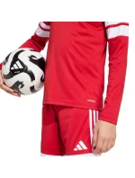 Dětský dres adidas Squadra 25 s dlouhým rukávem červenobílý JJ0041