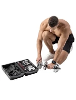 HMS STC21 2 x 10 kg činky v pouzdře chrom