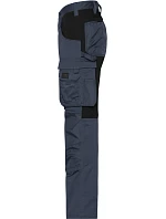 Daiber JN 1812 (62-64) Pracovní strečové kalhoty "Slim Line" 02.112X carbon/black