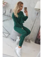 Sada s nápisy zelené barvy